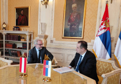22 March 2022 The National Assembly Speaker in meeting with the Austrian Ambassador to Serbia